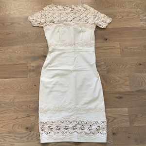 Beautiful cotton dress with lace